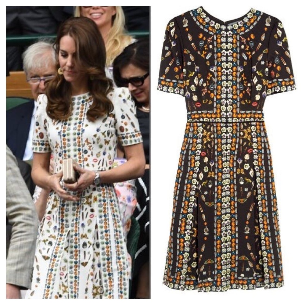 Alexander McQueen Obsession Talisman Print Dress